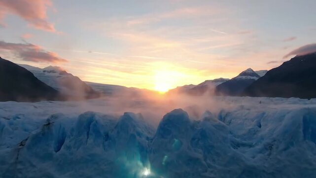 Atmospheric Vapor Delicate, rising mist catching light