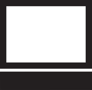 Blank Photo Frame Vector Mockup Empty Picture Border.