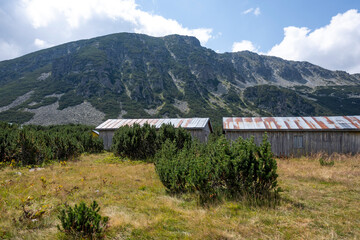 Landscape of Rila mountain near Granchar Lake, Bulgaria