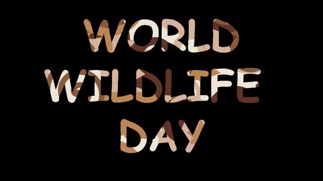 World Wildlife Day animal texture conservation.