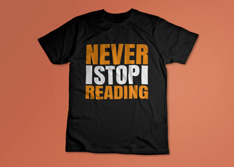 Minimalist typography t-shirt