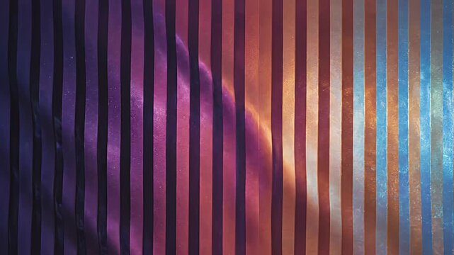 Vibrant abstract background with colorful vertical stripes and gradient light