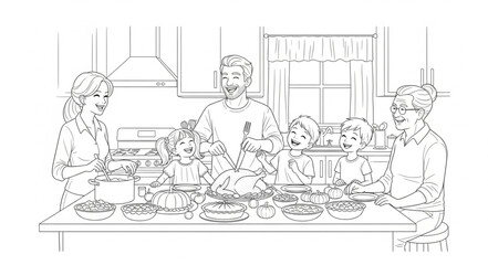 Three People Working in Office.