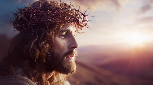 our Lord Jesus Christ in crown