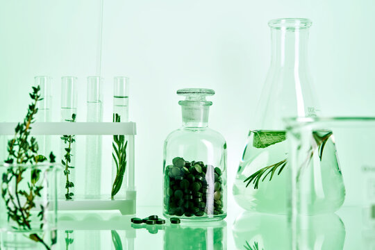 Herbal medicine science research developing natural supplements