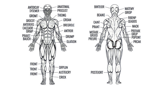 Muscular System Diagram Images – Browse 21,070 Stock Photos, Vectors ...