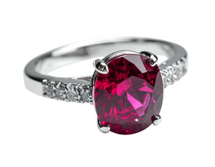Elegant Ruby Ring: A Symbol of Love and Sophistication.
