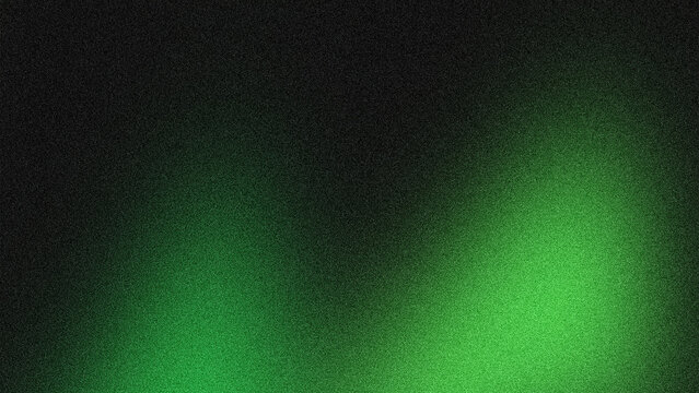 Green and black grainy gradient abstract background texture