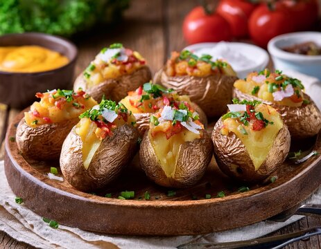 baked potato bar a flavorful fiesta