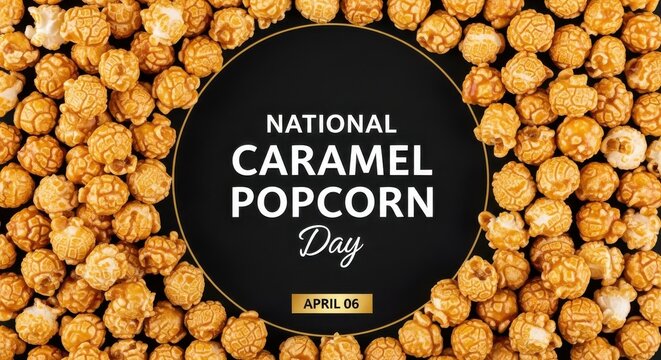 Delicious caramel popcorn on National Caramel Popcorn Day