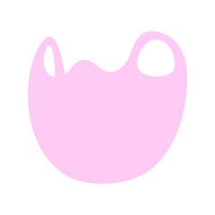 illustration of plastic bags representing plastic waste. ideal for environmental topics, plastic waste awareness, and plastic waste pollution campaigns