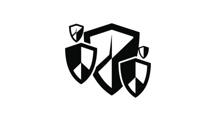 Shield protection logo security symbol