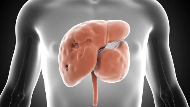 3D render of human internal structure, emphasizing thymus anatomy