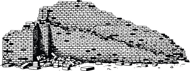 Page Rank Pyramid Ancient Monument Vector Illustration