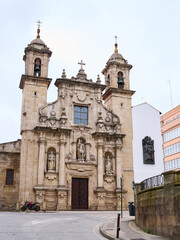 Fototapeta premium A Coruña on a cloudy day
