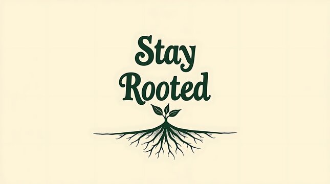 Stay rooted in nature with this elegant and minimalist logo design