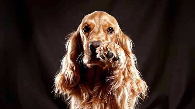 portrait of a golden retriever