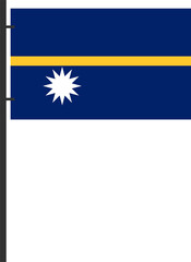 Obraz premium nauru flag