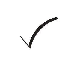 Simple Elegant Check Mark Symbol Vector Graphic for Approval Success Confirmation Choice Selection and Agreement Concepts © tamimdesignhub
