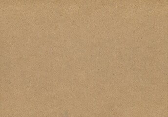 Brow Craft Paper Textured Background Empty Blank Cardboard Texture Backdrop for Scrapbook, Neutral Beige Organic Material Horizontal Banner