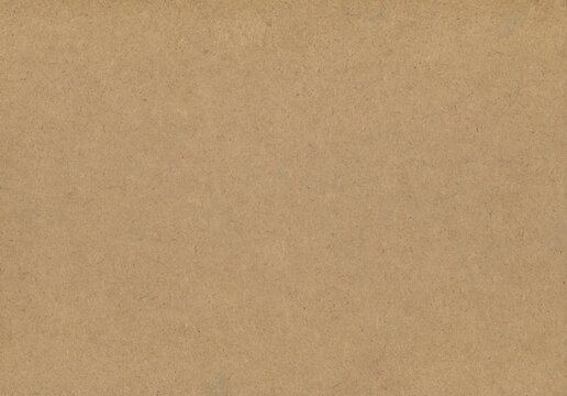 Brow Craft Paper Textured Background Empty Blank Cardboard Texture Backdrop for Scrapbook, Neutral Beige Organic Material Horizontal Banner