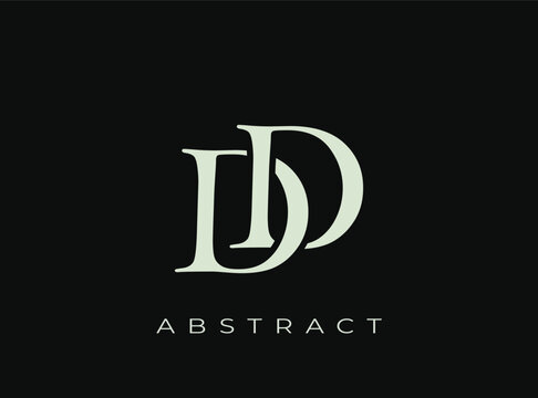 Elegant DD Monogram Logo Design. Perfect for branding, stationery, luxury goods, corporate identity and logo design