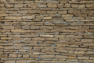 Fototapeta premium Brick wall with a brown color