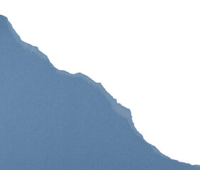 Cartulina rasgada de color azul, recurso gr&aacute;fico