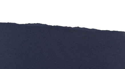Cartulina rasgada de color azul oscuro, recurso gr&aacute;fico