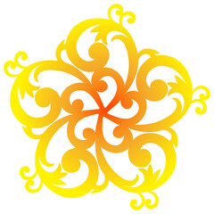 abstract floral ornament