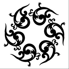 abstract floral ornament