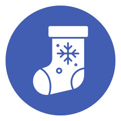 Christmas Sock Vector Icon