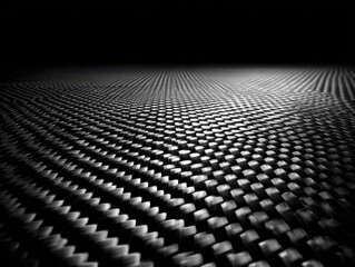 Fototapeta premium carbon fiber panel isolated on a black background