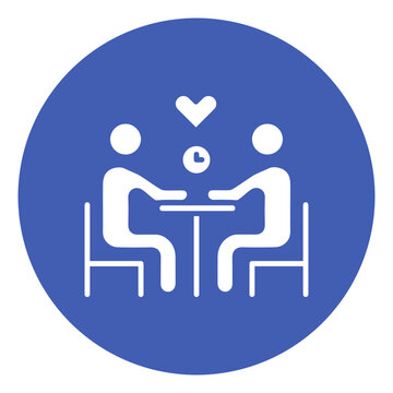 Speed Dating Vector Icon