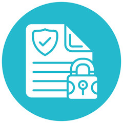 Obraz premium Information Security Vector Icon