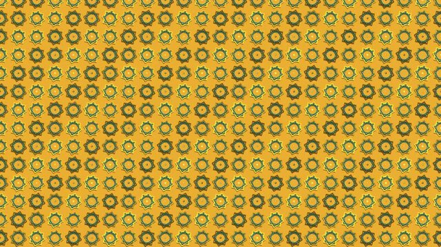 Video with an Islamic star khatam background decorated with unique geometric patterns and colorful colors, 4K resolution, suitable for illustrations, advertisements, food, beverages, and presentations