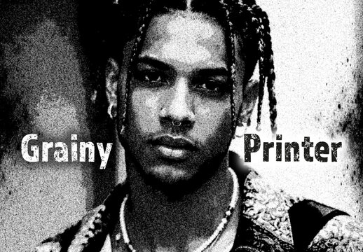 Grainy Printer Photo Effect