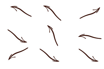 Minimalist Doodle Arrow Collection for Infographics and Presentations