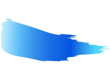 和風の筆タッチで描いた青い波のベクター背景イラスト素材