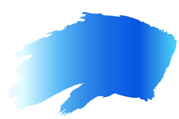 和風の筆タッチで描いた青い波のベクター背景イラスト素材