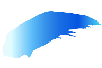 和風の筆タッチで描いた青い波のベクター背景イラスト素材