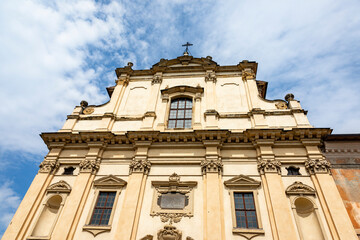 Obraz premium Diocesan Sanctuary of the Great Mother of God in Fidenza, province of Parma, region of Emilia Romagna, Italy