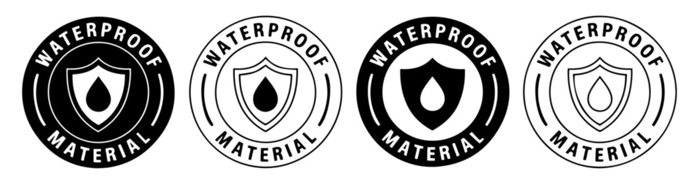 waterproof material protection icon
