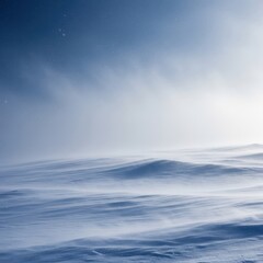 Obraz premium Intense winter blizzard featuring extreme wind gusts and thick falling snow blanketing the ground and obscuring visibility across the landscape, whiteout, danger, massive