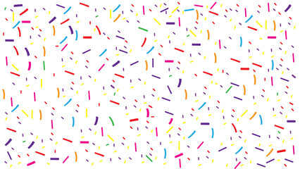 Vibrant Confetti Sprinkles Pattern for Festive Occasions and Celebrations