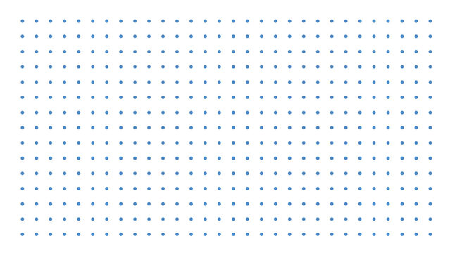 Dense grid pattern of small blue dots on a white background, suitable for abstract or technical designs