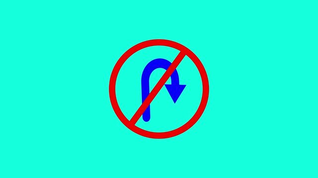 4K resolution videos. traffic sign. green backgound. green screen. 4K resolution green screen traffic sign. left. right. return