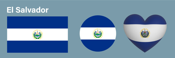 flag of El Salvador 
