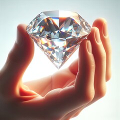hand with diamond