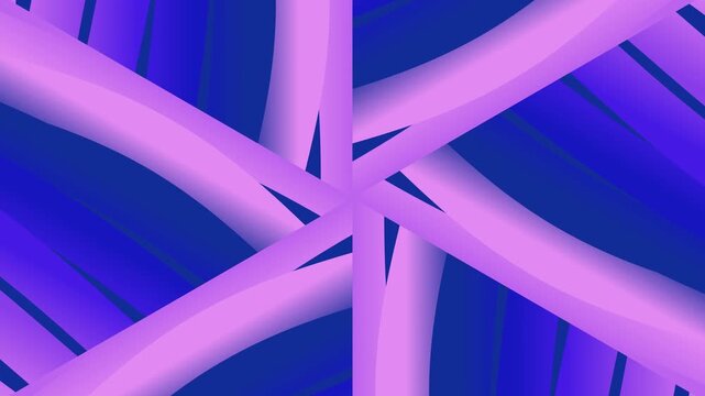 Abstract Blue Purple Gradient Lines Background Dynamic Pattern